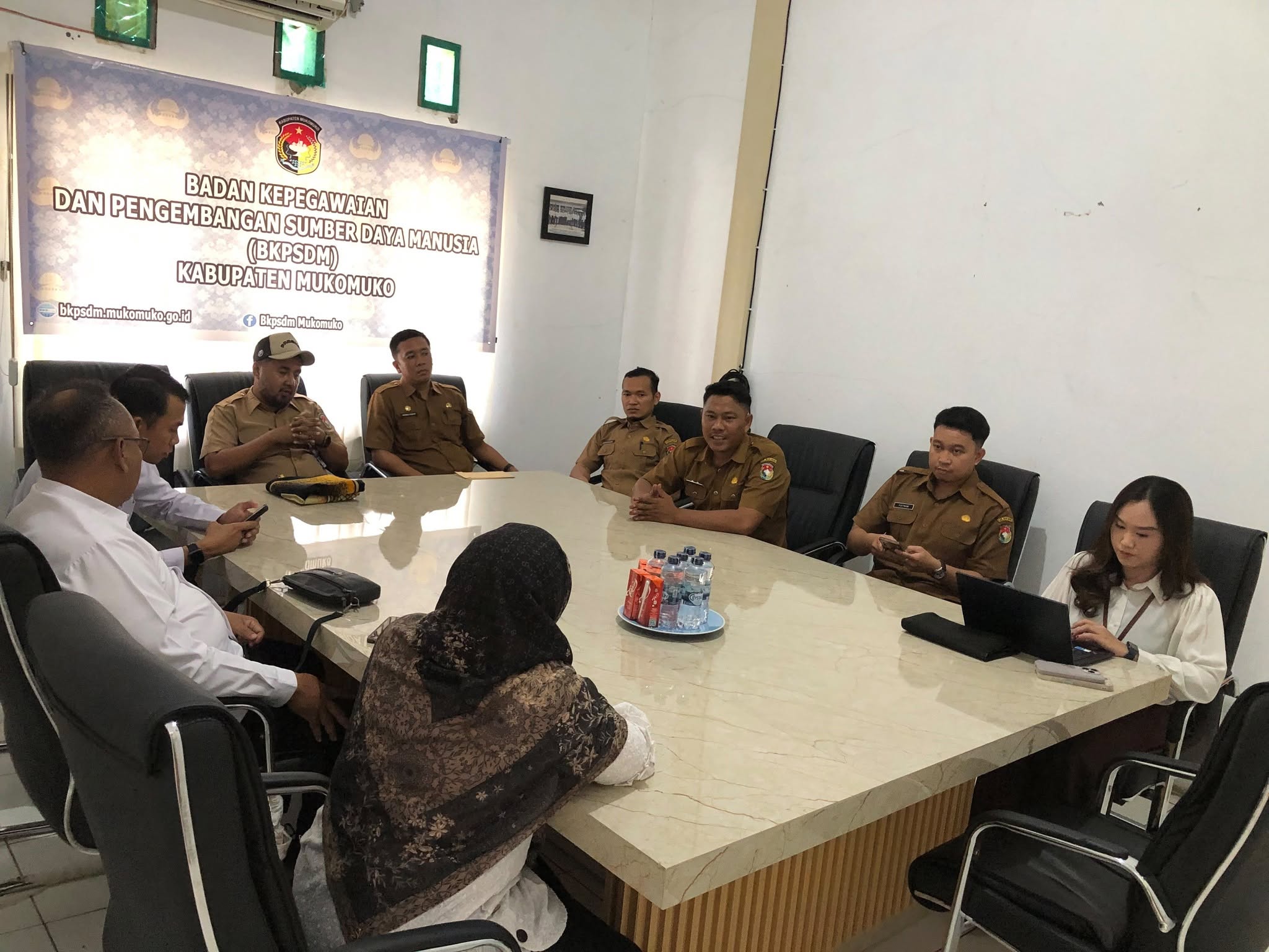 Kunjungan dan Koordinasi BPKP Pusat ke BKPSDM Kabupaten Mukomuko